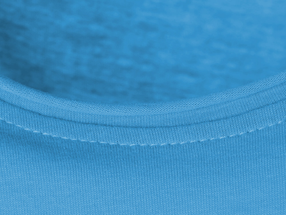 Футболка оверсайз Liyon унисекс, лазурный-12