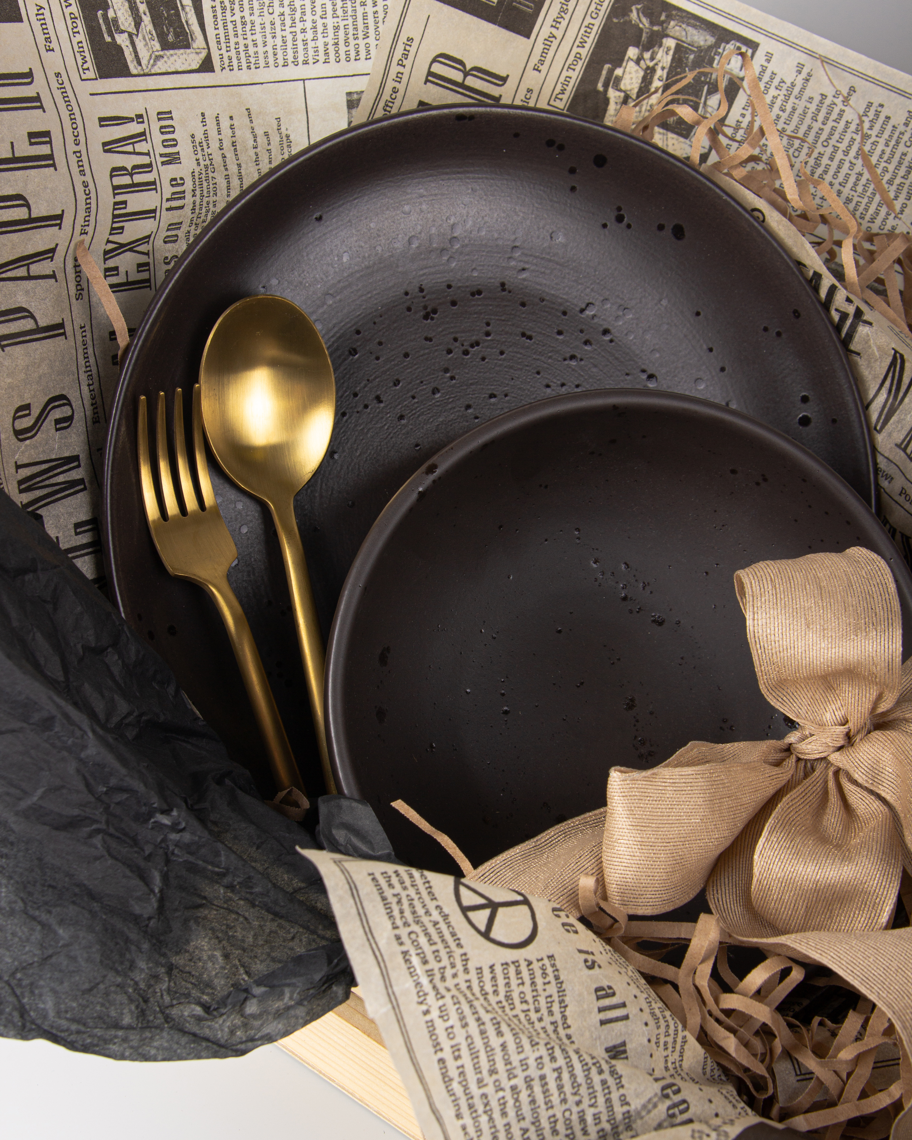 Подарочный набор с керамикой “Черная луна”-1