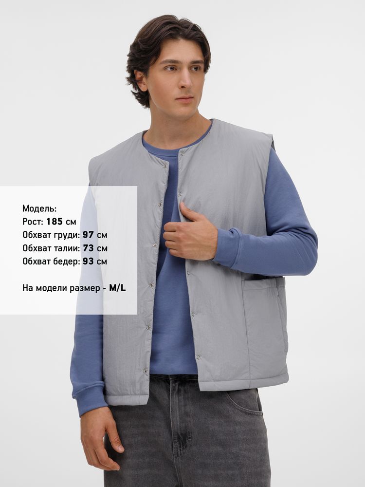 Жилет унисекс Veter, серый-4