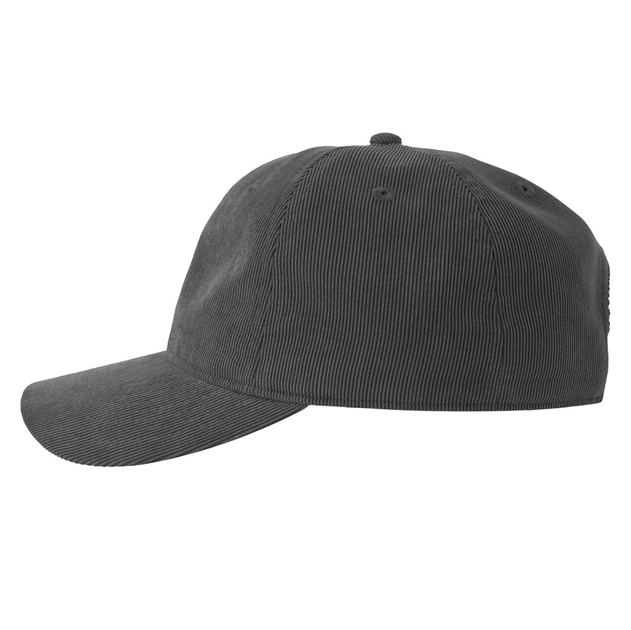 Бейсболка CREEP-S, 6 клиньев, металлическая застежка, темно-серый-6