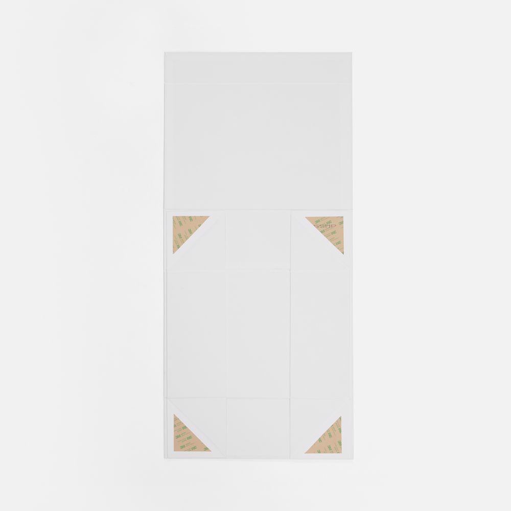 Коробка складная Quadra Fold, белая-2