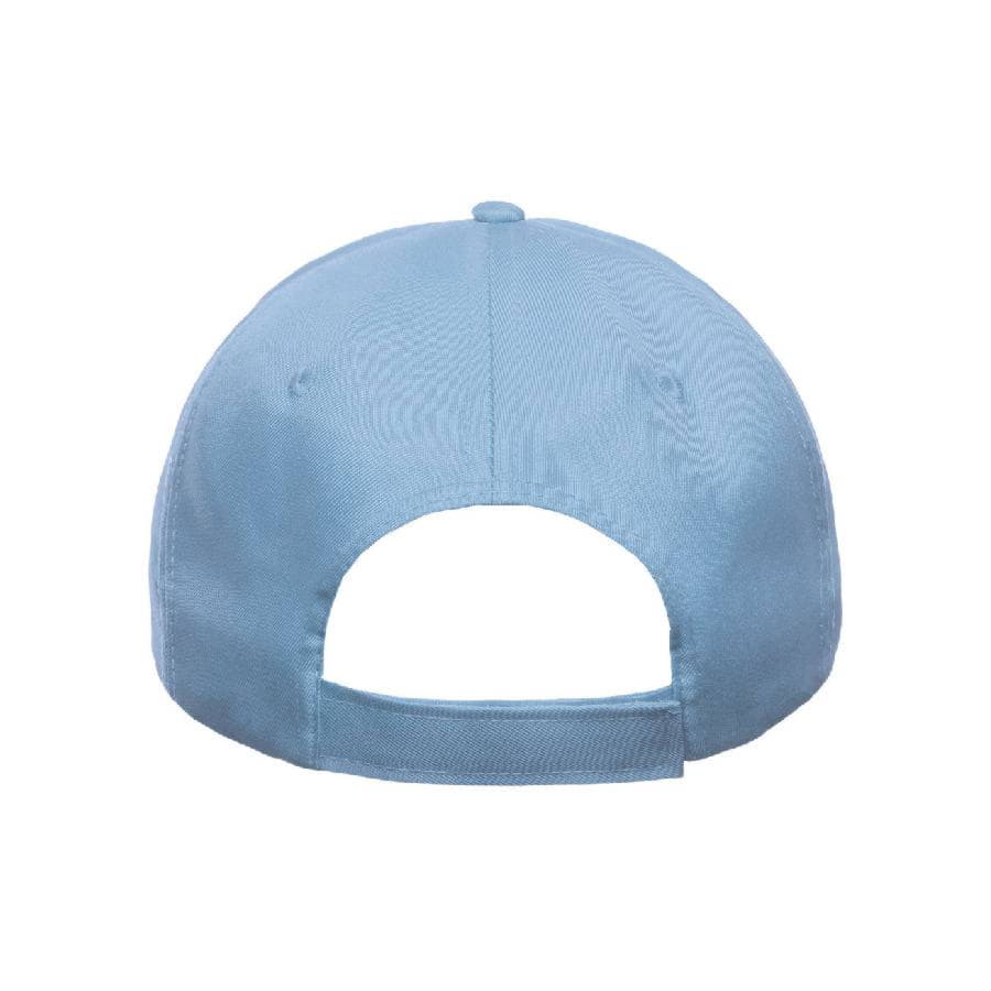 Бейсболка RECY FIVE, 5 клиньев, застежка-липучка, голубой-4