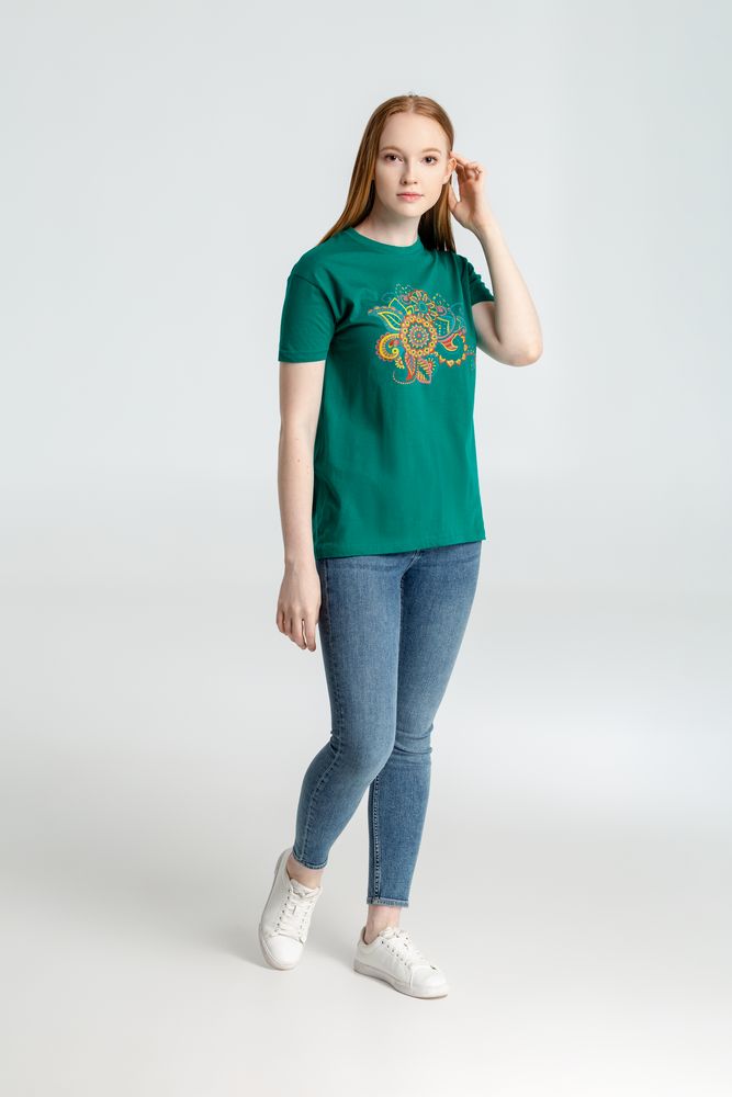 Футболка «Узор», зеленая-2