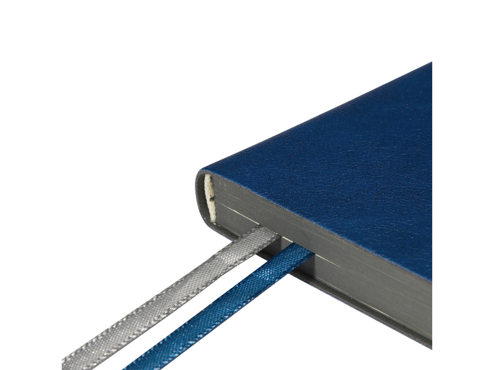 Ежедневник недатированный А5 Boston, синий (серый обрез)-3