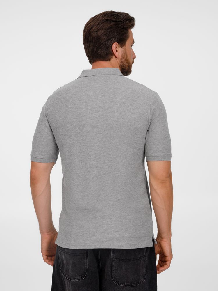 Рубашка поло унисекс Upswing, серый меланж-3