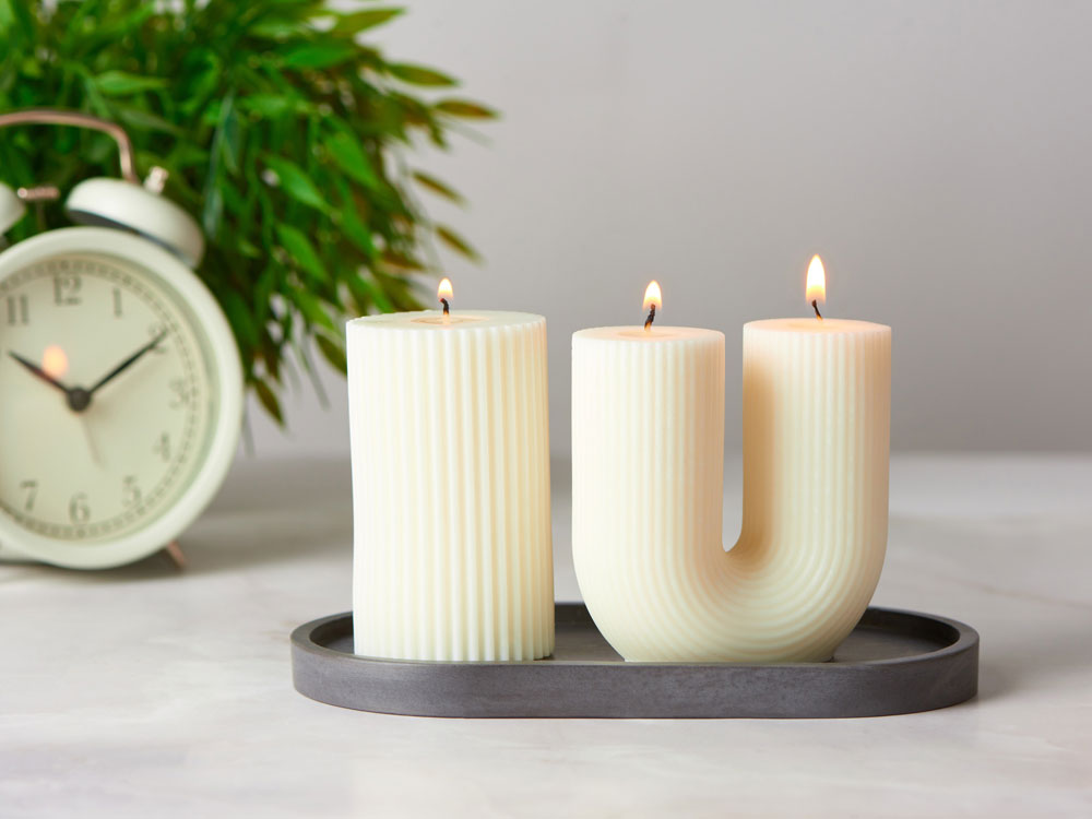 Набор свечей на подставке Aris-10