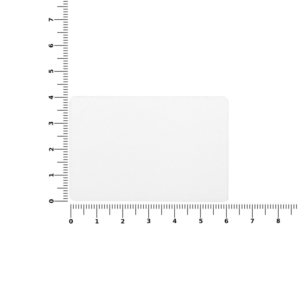 Наклейка тканевая Lunga, L, белая-1
