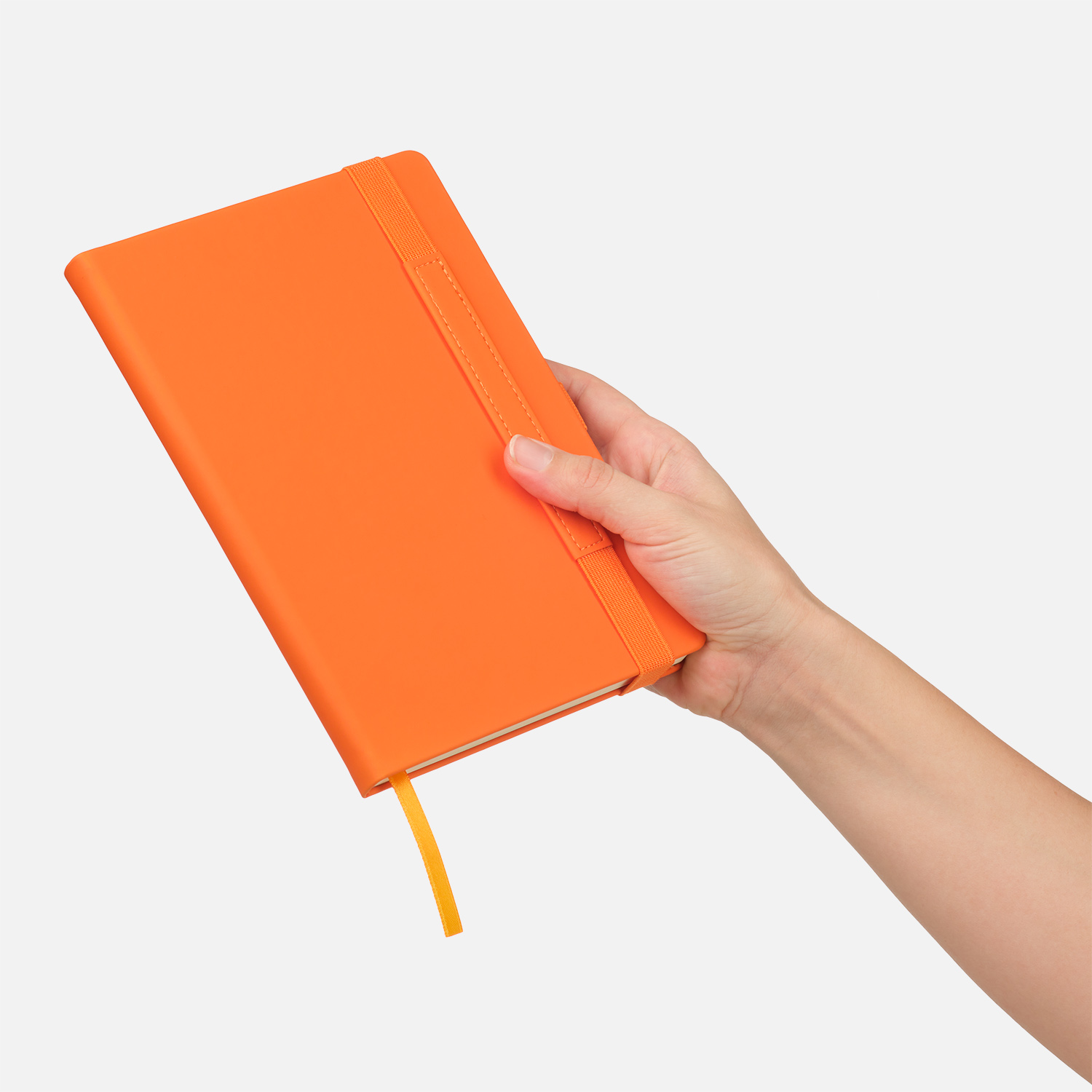 Ежедневник Альфа (Alpha) недатированный, оранжевый/оранжевый-11