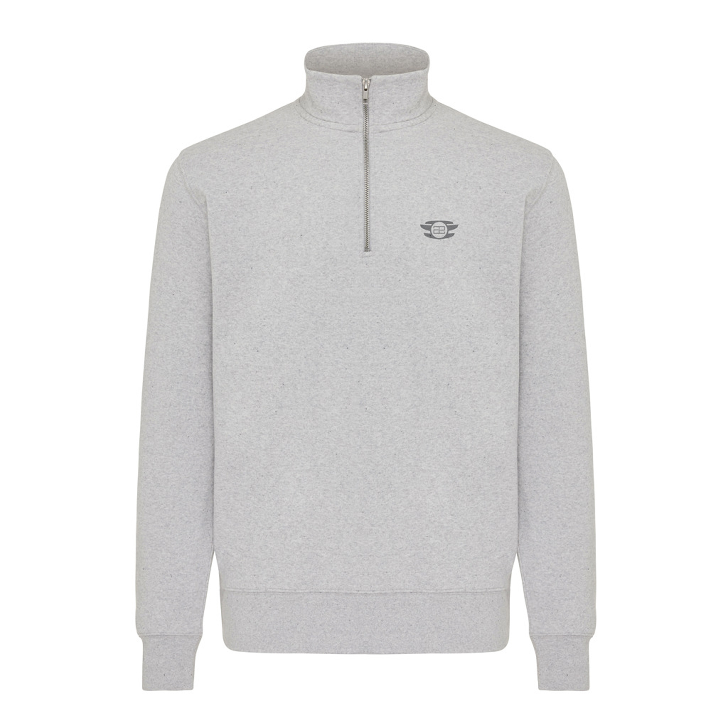 Свитшот на молнии Iqoniq Elgon из переработанного хлопка, 300 г/м²-3