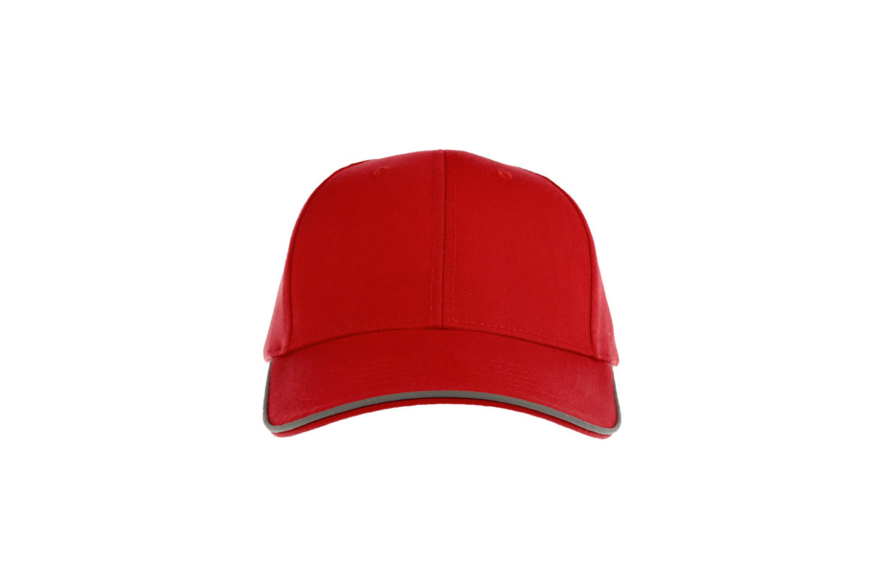 Бейсболка REFLECT со светоотражающими деталями, 6 клиньев,  металлическая застежка, красный-6