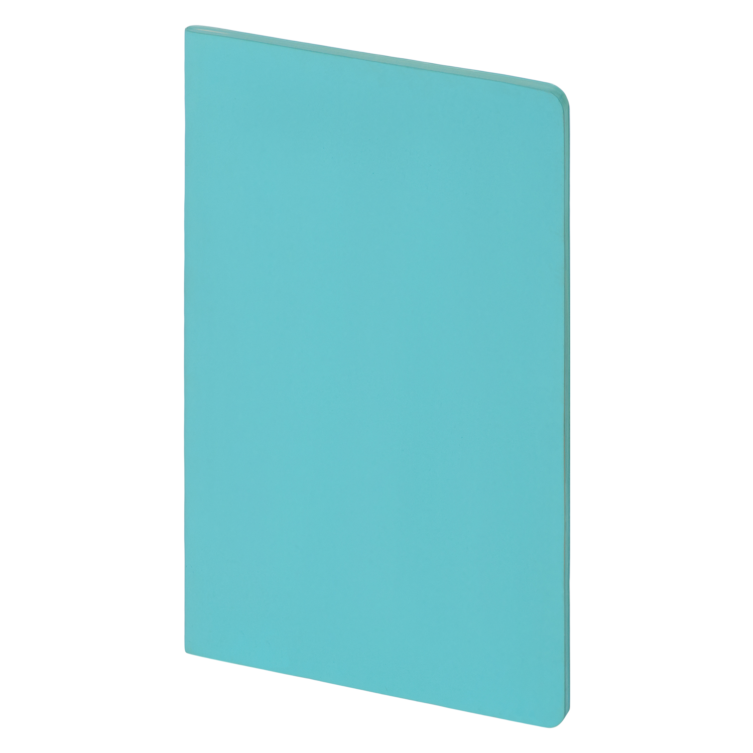 Блокнот Alpha slim, лазурный-5