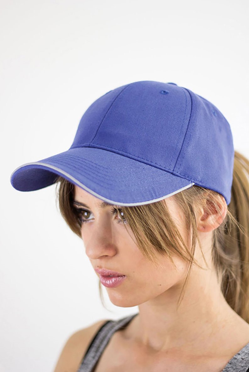 Бейсболка REFLECT со светоотражающими деталями, 6 клиньев,  металлическая застежка, красный-3