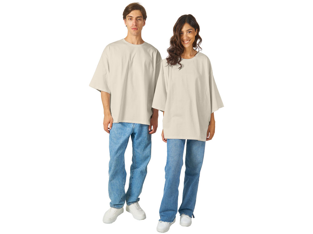 Футболка Berlin к/р оверсайз, 100% хлопок, 180гр, бежевый-5