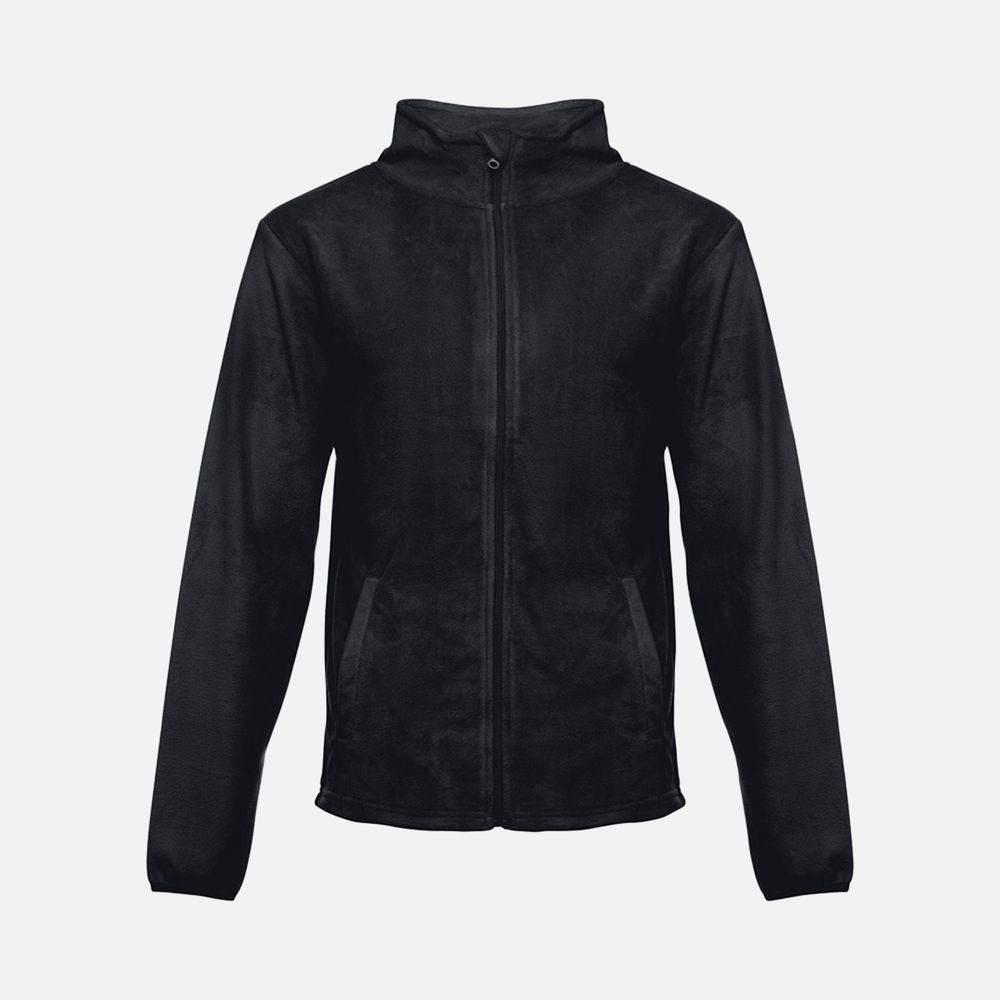 Куртка флисовая мужская Helsinki, черная-0