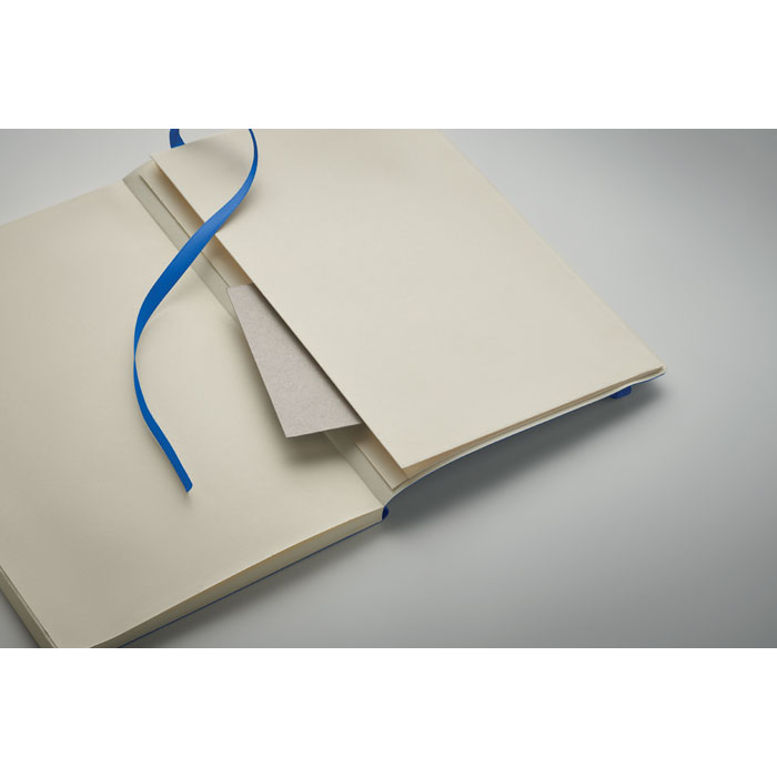A5 recycled notebook, королевский синий-1