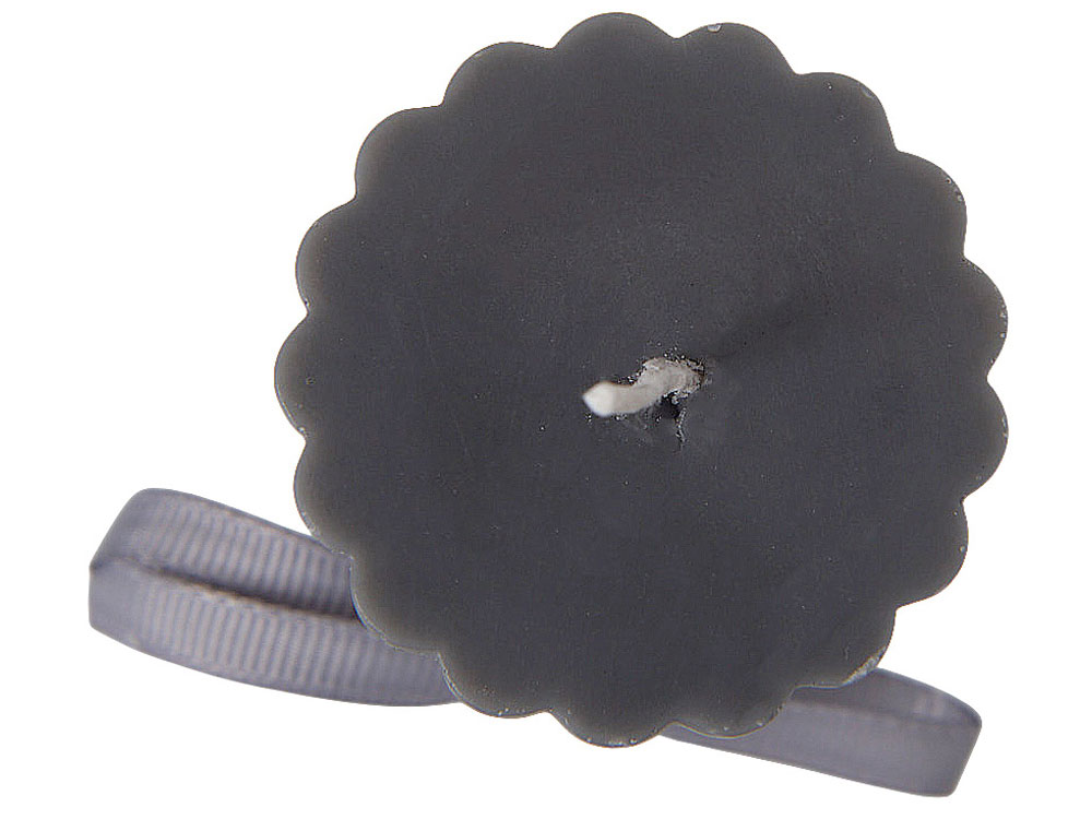 Набор свечей с гранями Vela, темно-серый, белый-16