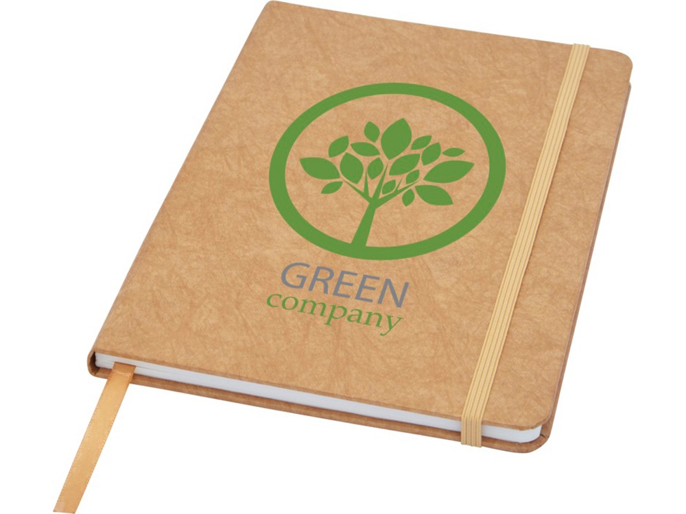 Блокнот Breccia, формат А5, с листами из каменной бумаги, коричневый-4