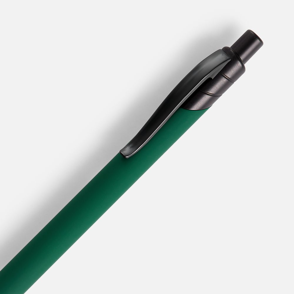 Ручка шариковая Undertone Black Soft Touch, зеленая-2