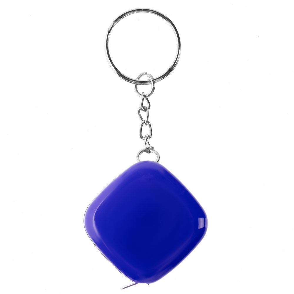 Брелок с рулеткой Metric, синий-2