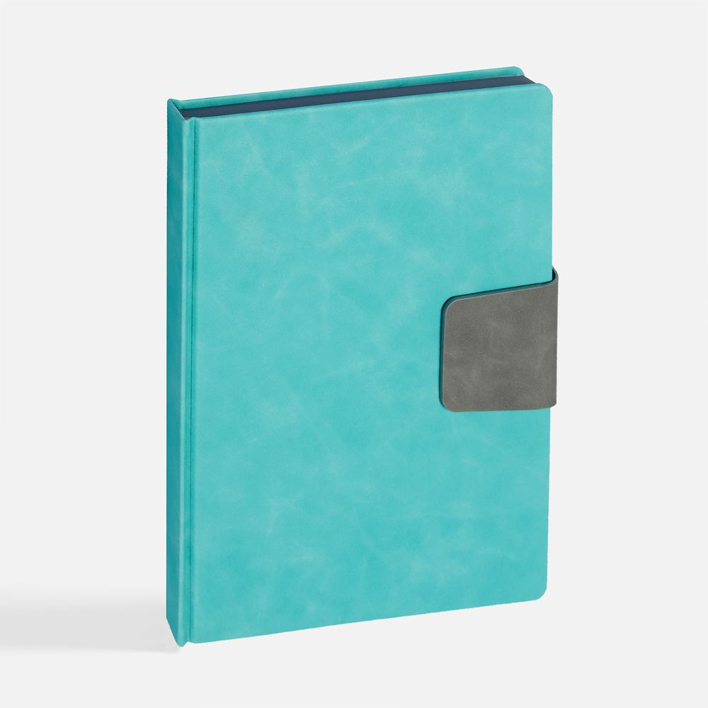 Ежедневник Grande Strap на заказ, датированный, бирюзовый-2