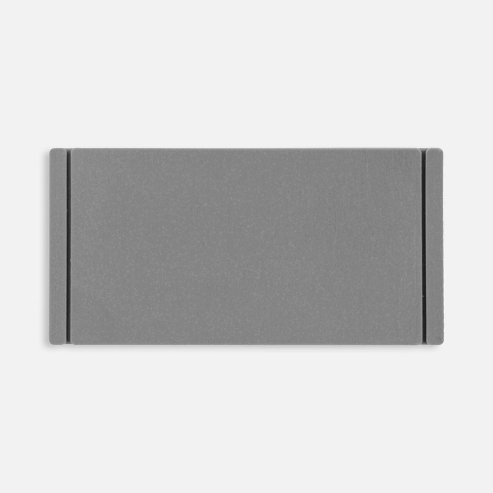 Лейбл из ПВХ Dzeta, XS, серый-0