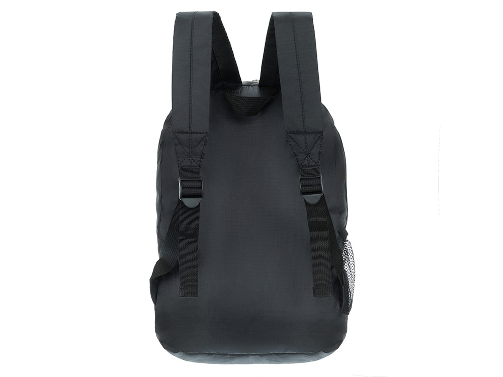 Рюкзак складной TORBER, черный, полиэстер, 49x33x12 см-3