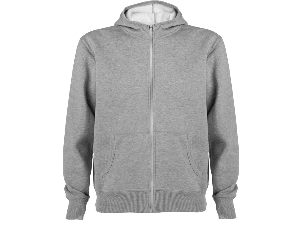 Толстовка на молнии Montblanc унисекс, серый меланж-0