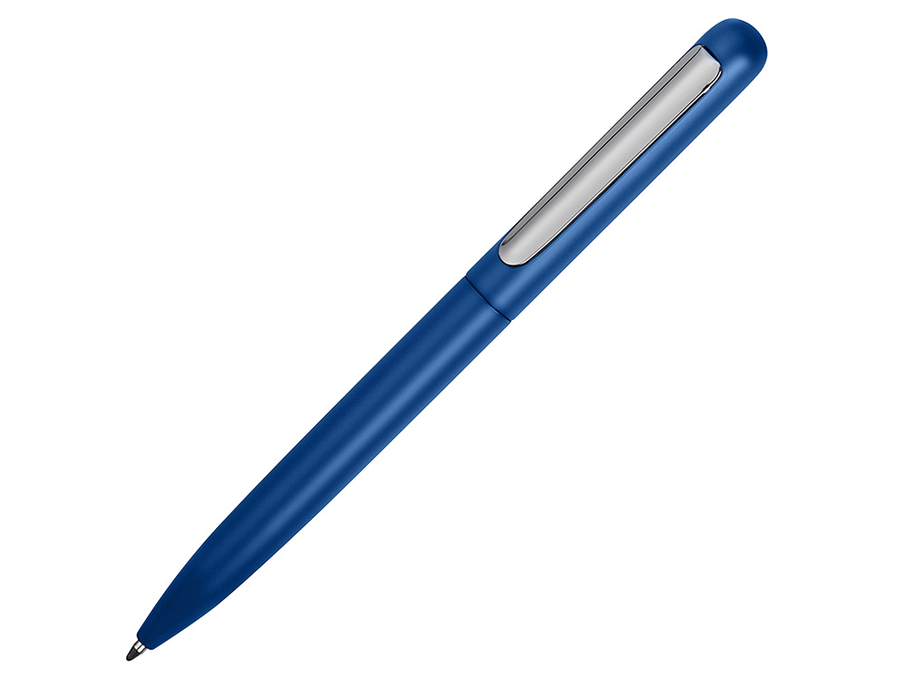 Ручка металлическая шариковая Skate с матовым покрытием, темно-синий-0