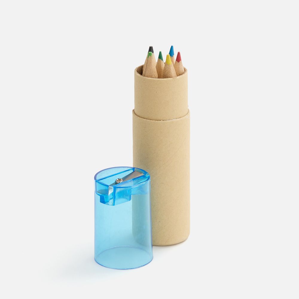 Набор карандашей Pencilvania Office с точилкой, синий-0