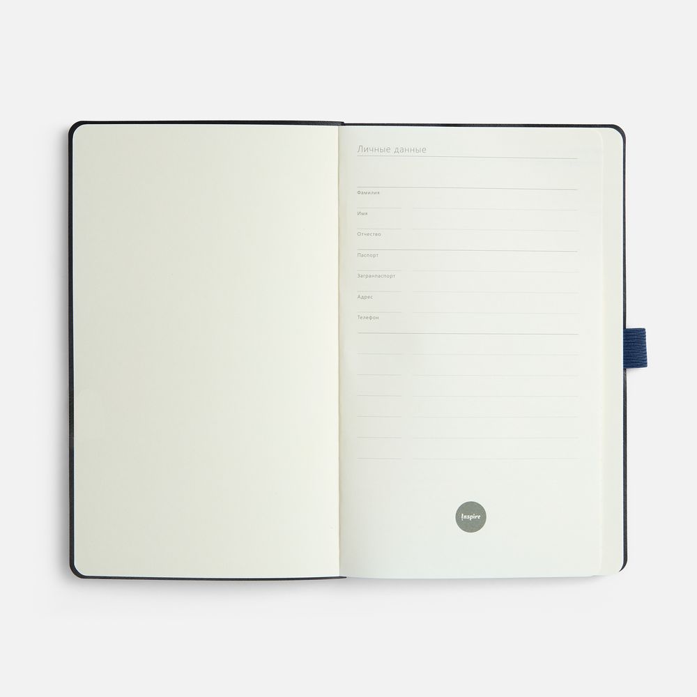 Ежедневник Lungo, недатированный, темно-синий-6