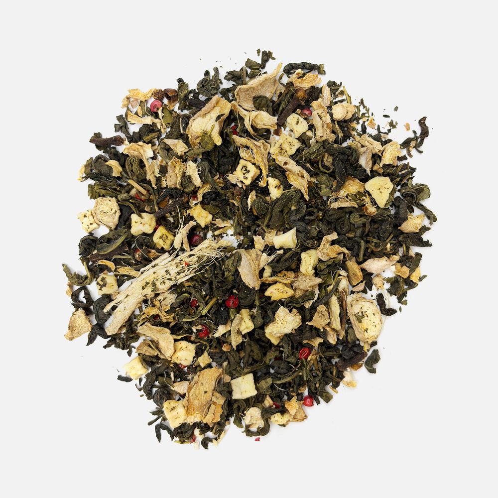 Чай «Сокочай», зеленый с соком имбиря, яблоком, гвоздикой и розовым перцем-2