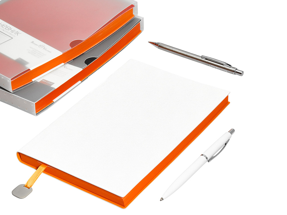 Ежедневник А5 недатированный Mercury, белый-6