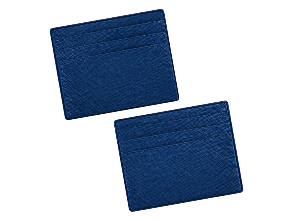 Картхолдер для денег и шести пластиковых карт Favor, синий-2