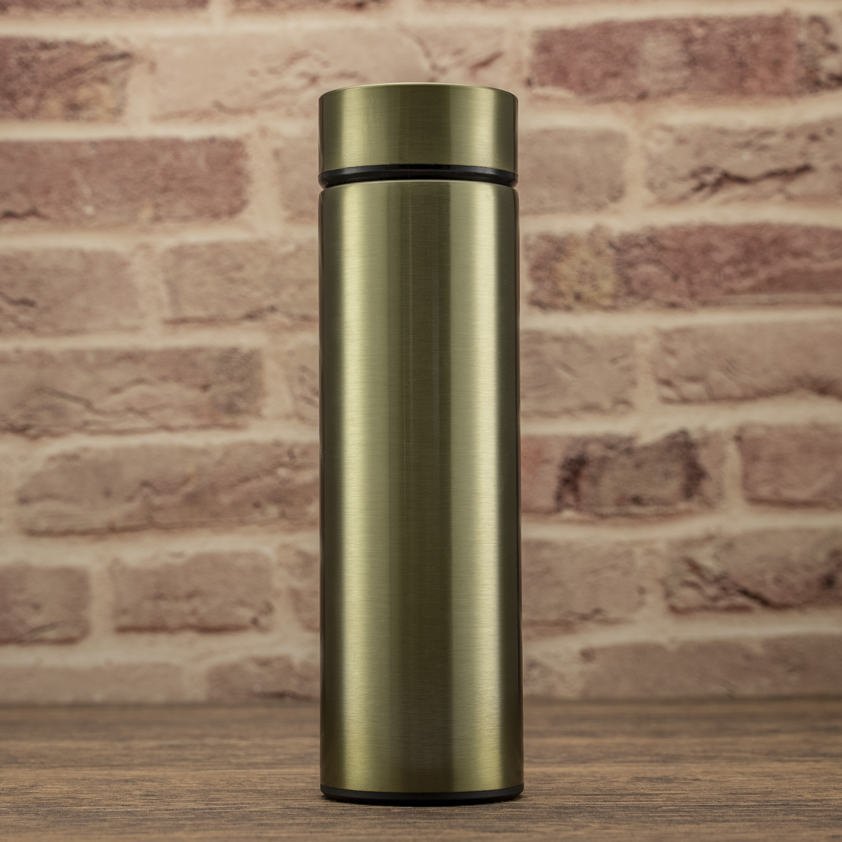 Термос Reactor металлик с датчиком температуры (хаки)-5