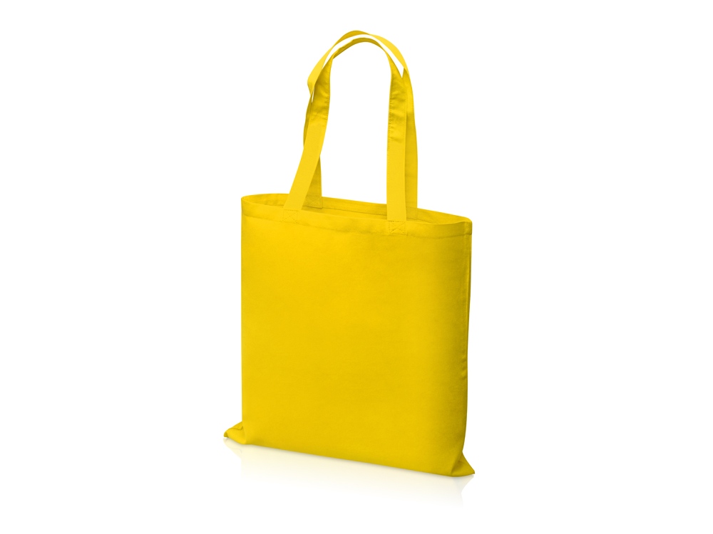 Сумка для шопинга Carryme 140 хлопковая, 140 г/м2, желтый-1