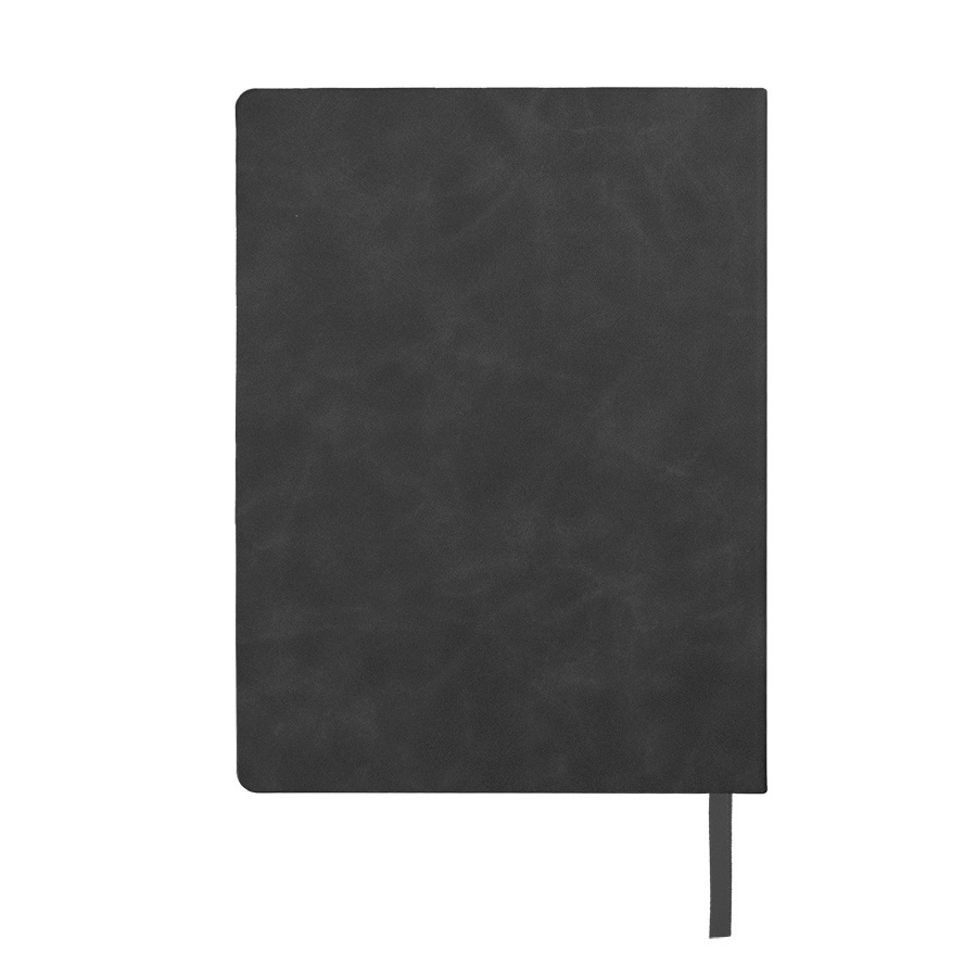 Ежедневник недатированный Solas, формат А5, с магнитом темно-серый, кремовый блок в линейку, темно-серый-2