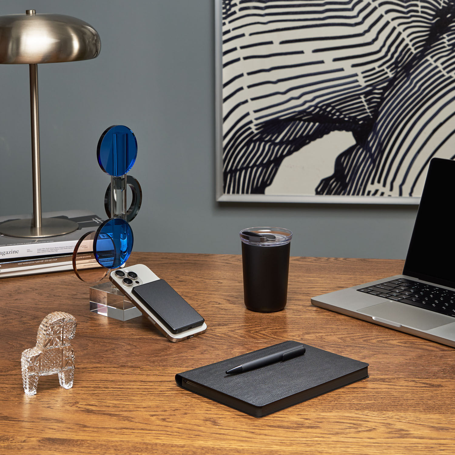 Термокружка вакуумная Страда (Strada), черная-8