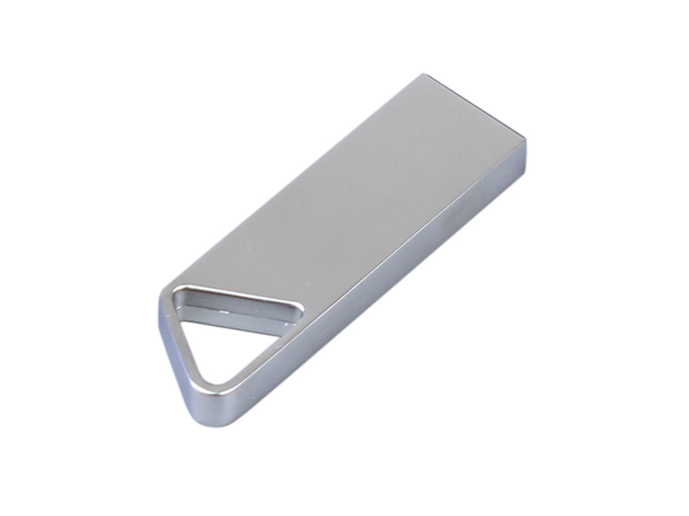 USB 2.0-флешка на 4 Гб с мини чипом, компактный дизайн, отверстие треугольной формы для цепочки-2