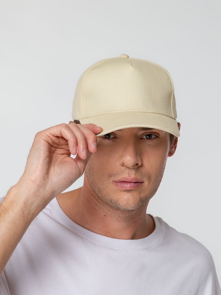 Бейсболка Standard, бежевая-2