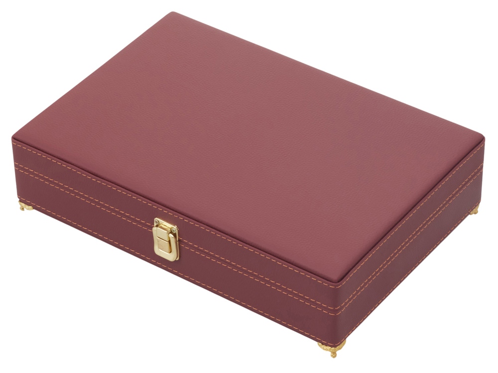 Набор Подарочный, бордовый/золотистый-1