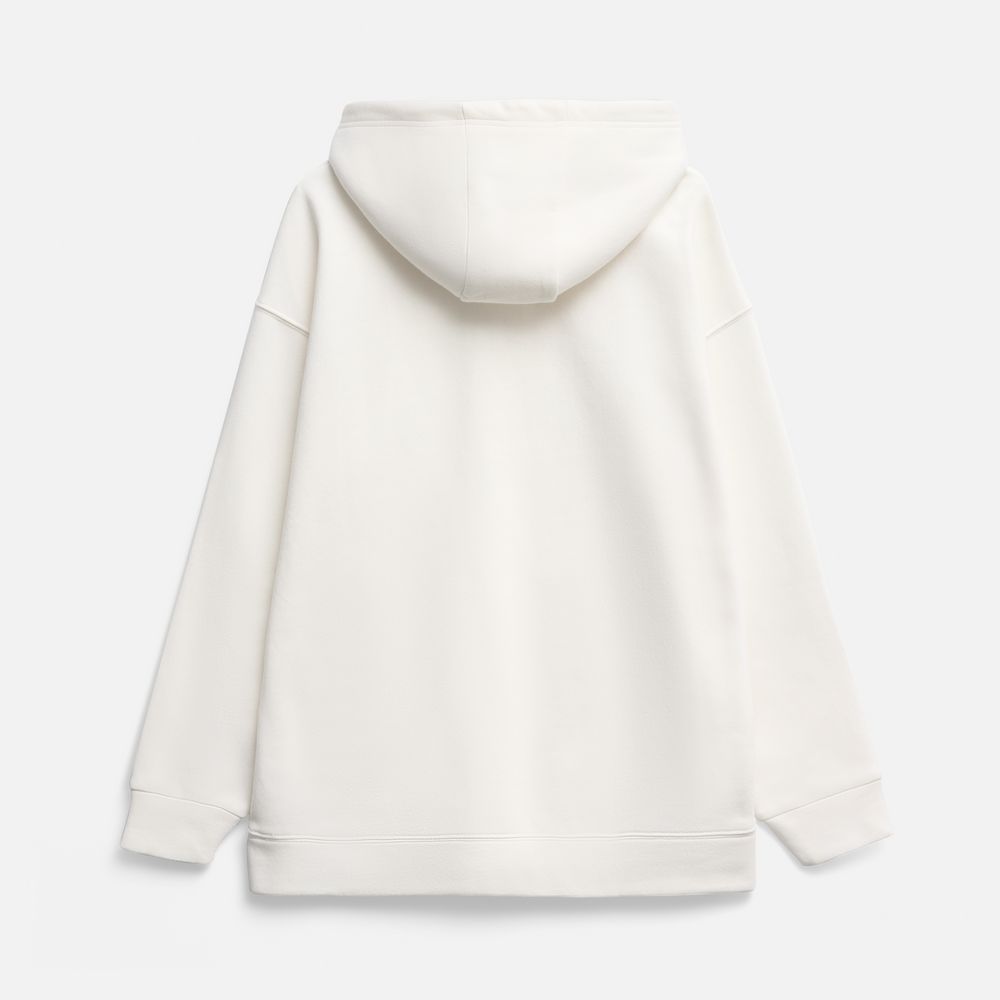 Худи оверсайз унисекс Snuggie, молочно-белое-2