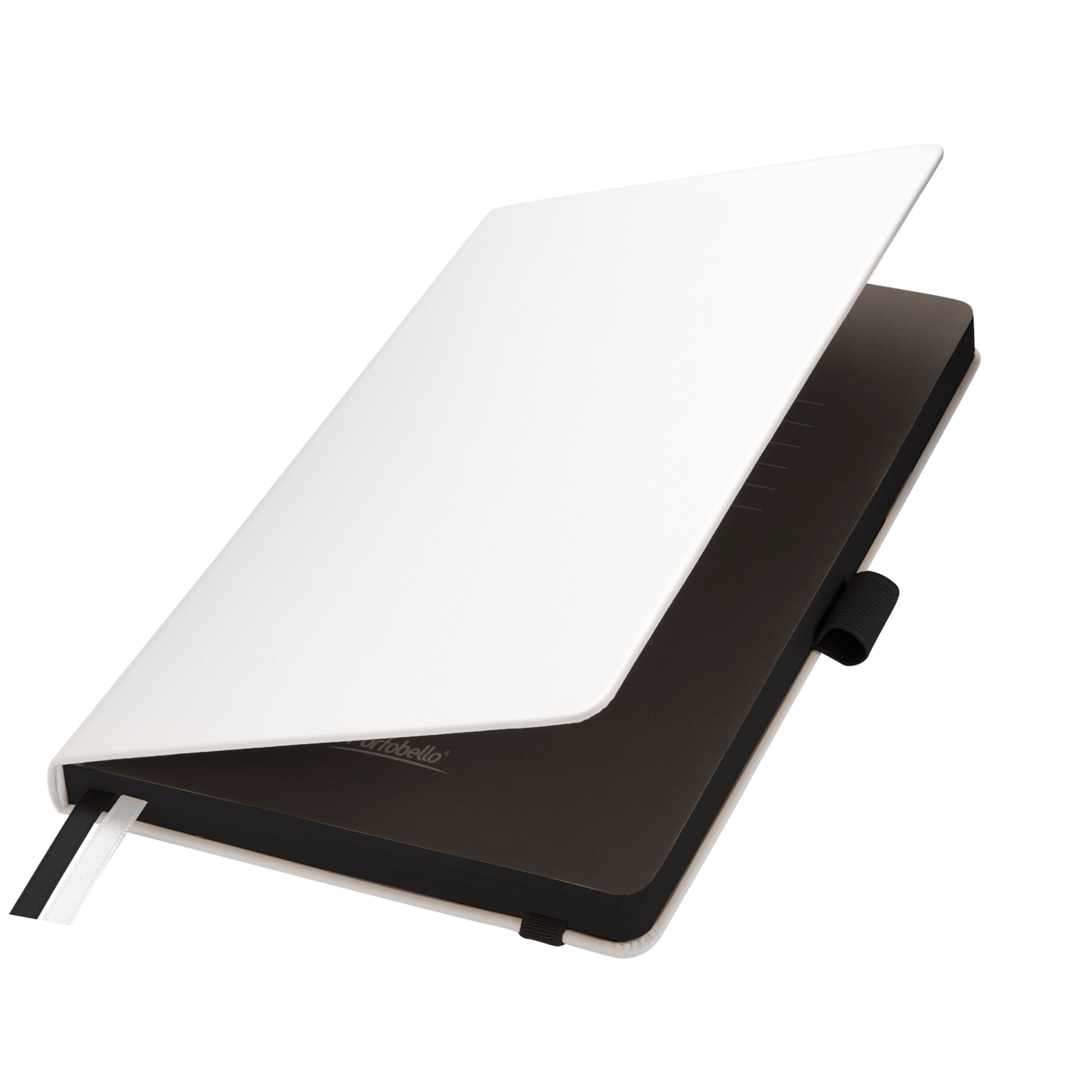 Ежедневник Arctic недатированный, белый/черный-1