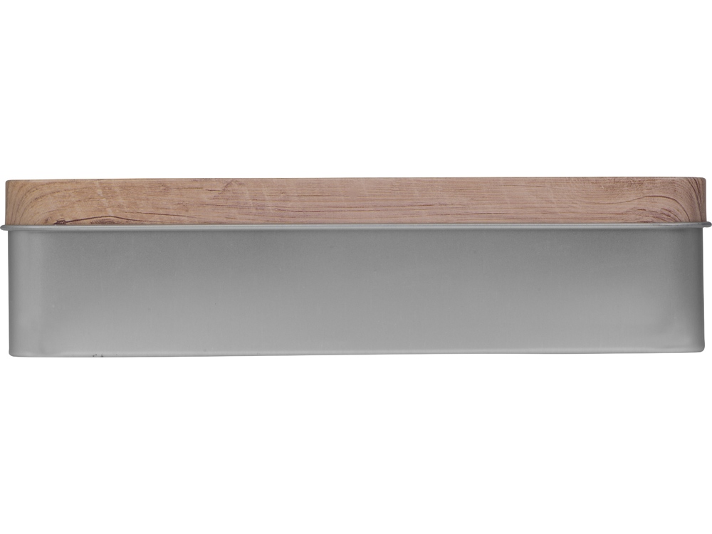 Подарочный винный набор из штопора и кожаного чехла для штопора ClickCut Set, серебристый-12