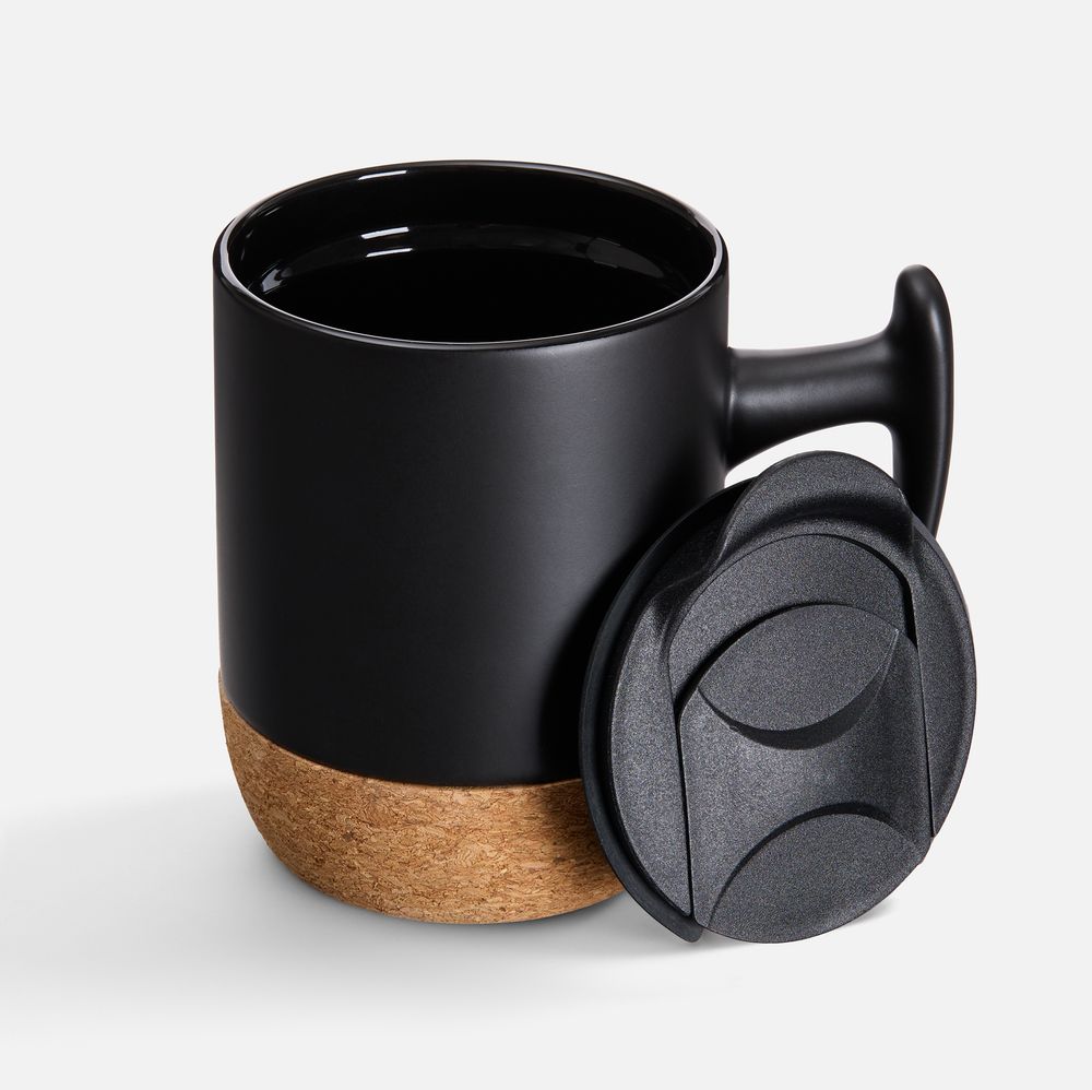 Кружка Corky Grip, черная-1