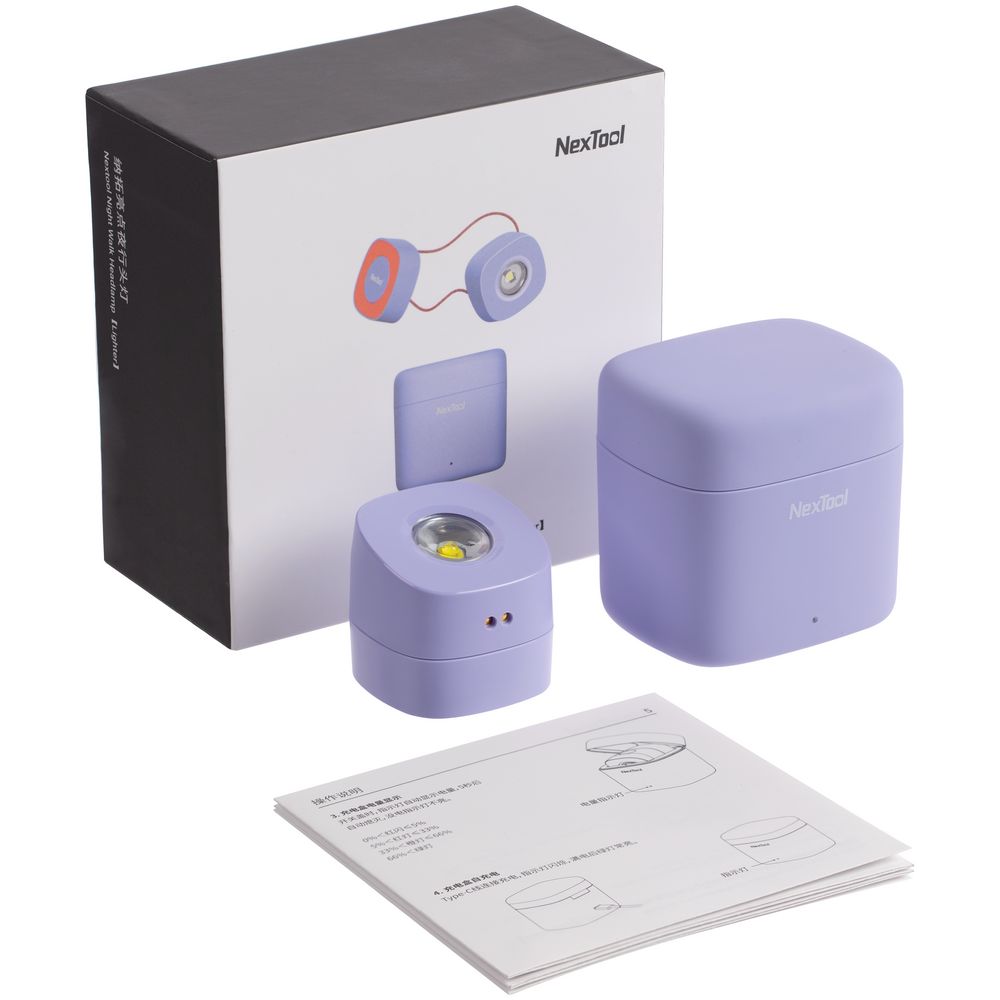 Налобный фонарь Night Walk Headlamp, фиолетовый-2