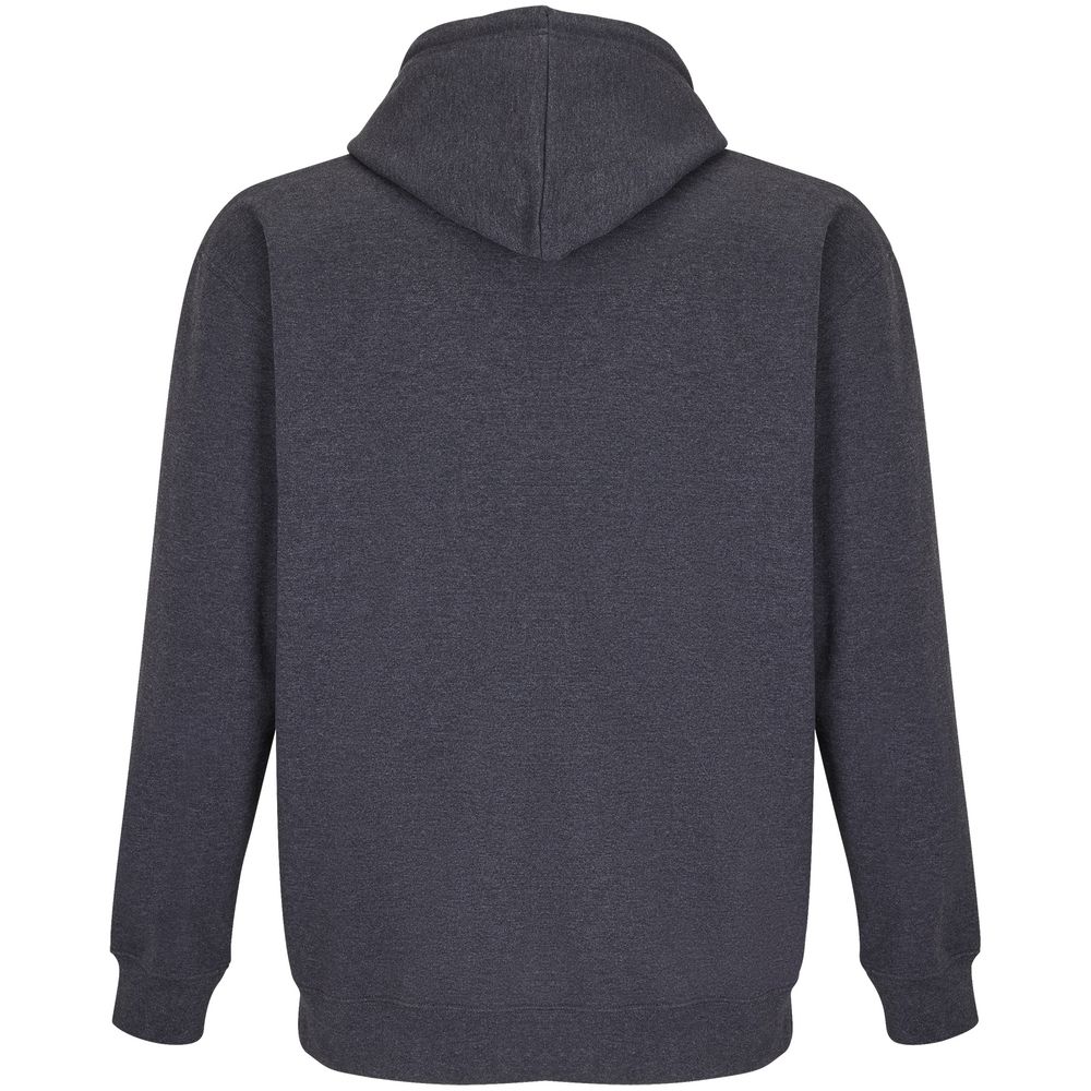 Толстовка унисекс Carter, черный меланж-1