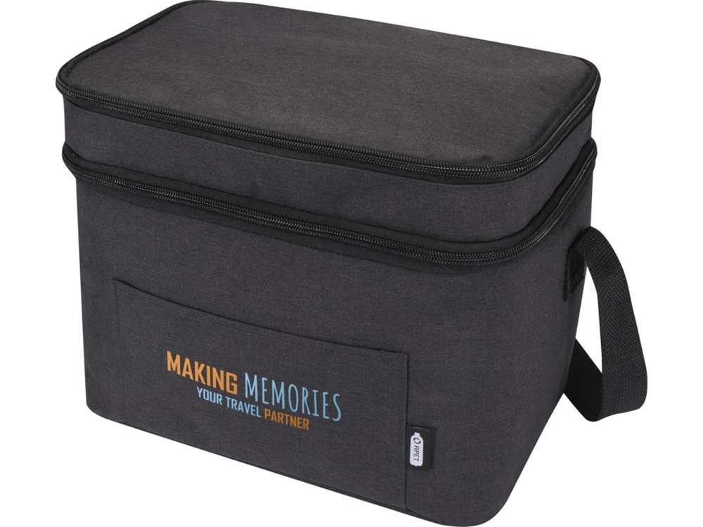 Tundra сумка-холодильник из переработанного РЕТ-пластика, сертиф. согласно GRS - Heather Charcoal-5