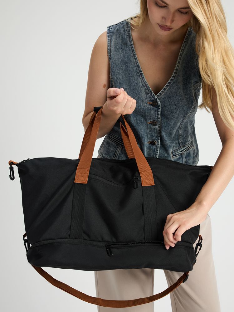 Сумка дорожная Incluso, черная-7