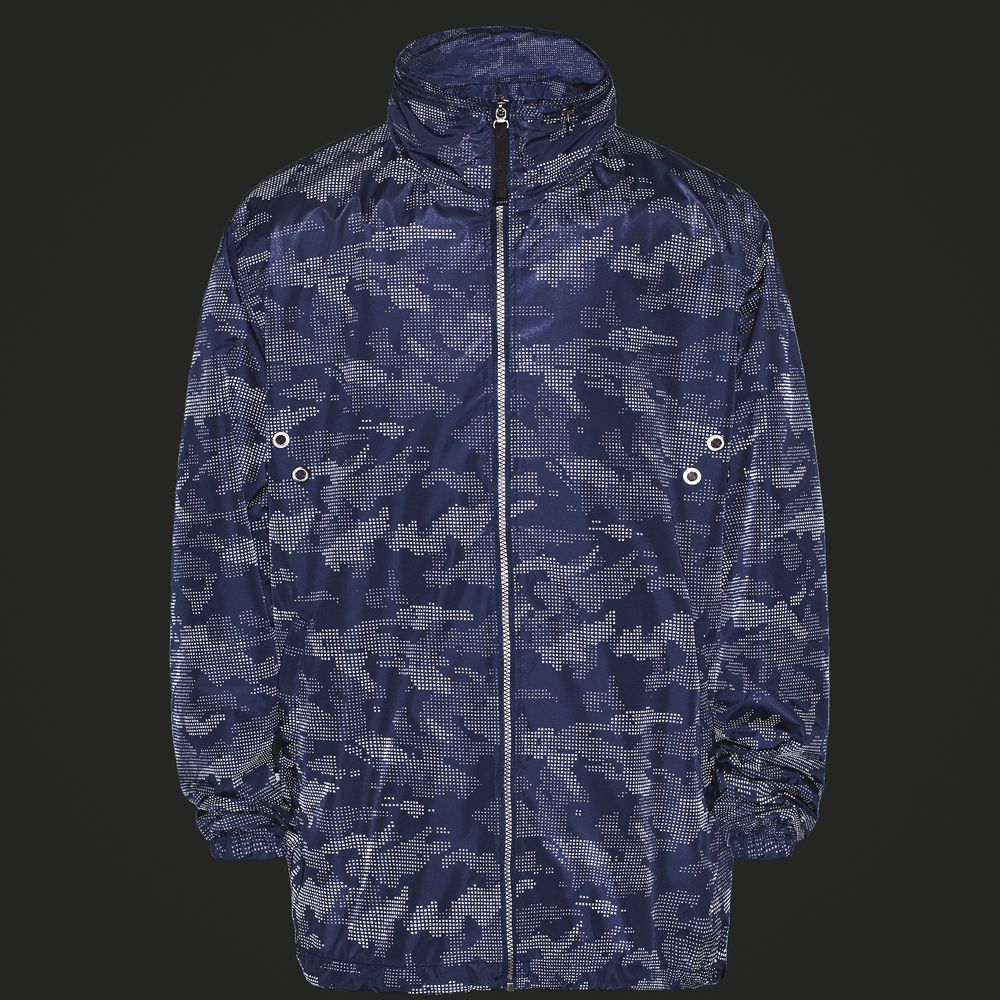 Ветровка светоотражающая Lattvind, темно-синяя-4