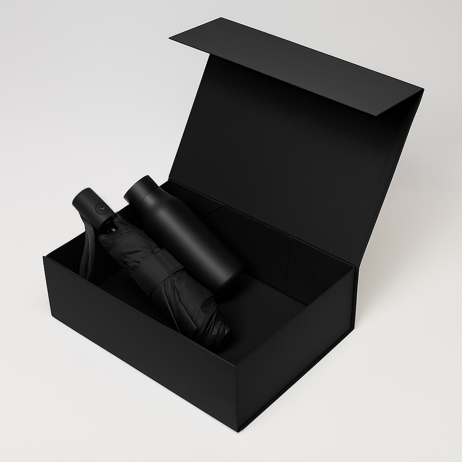 Подарочный набор Sevilla, Atlanta, черный (зонт, термобутылка)-0